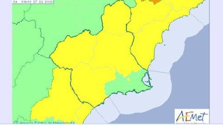 El riesgo por lluvias se mantiene activo el viernes en la Región