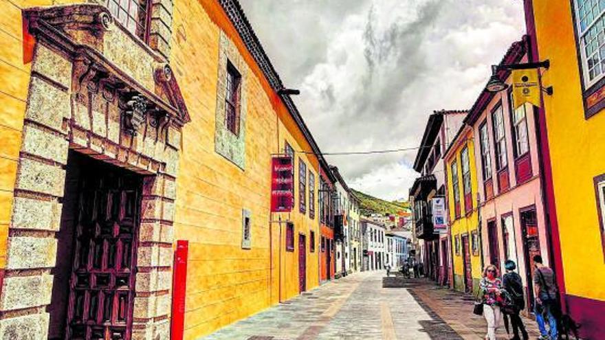 Fachada del edificio,en el centro histórico lagunero.