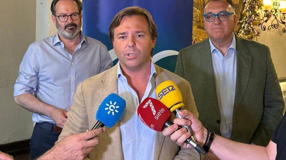 El secretario general del PP de Andalucía, Antonio Repullo.