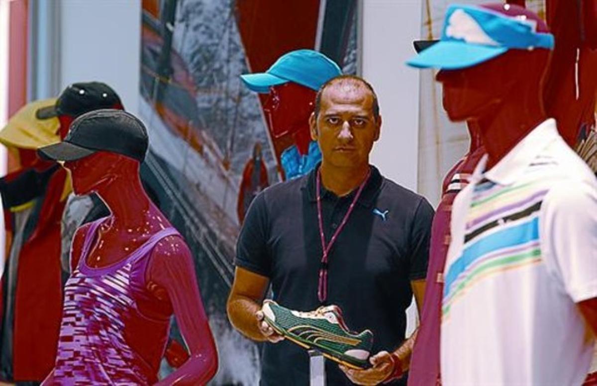 Moda esportiva 8 Ortega, a la nova seu de Puma, a Cornellà.
