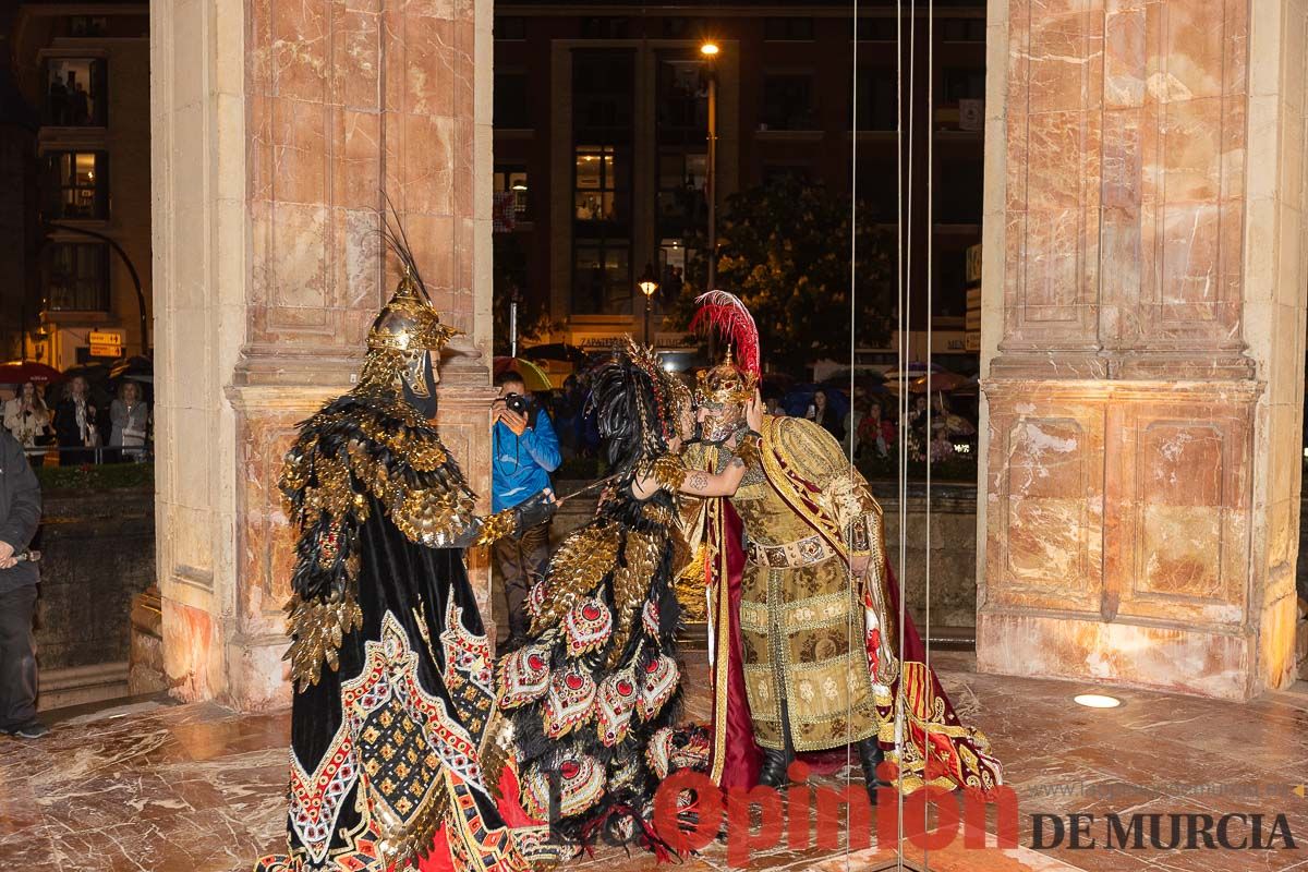 Desfile de Moros y cristianos y parlamento en las Fiestas de Caravaca