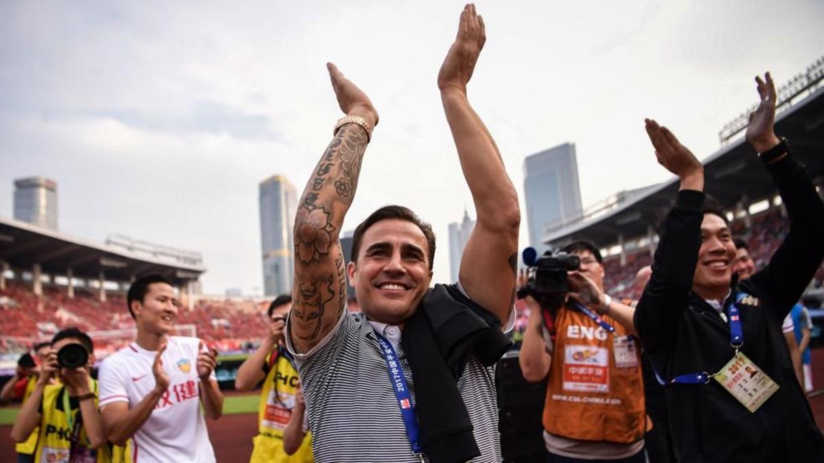 Cannavaro deja al Tianjin clasificado para la Champions de Asia