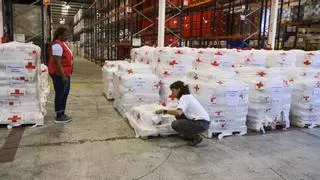 Cruz Roja Española envía a Gaza 13 toneladas de ayuda humanitaria desde Gran Canaria