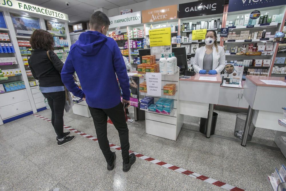 Así está Alicante el primer lunes de confinamiento