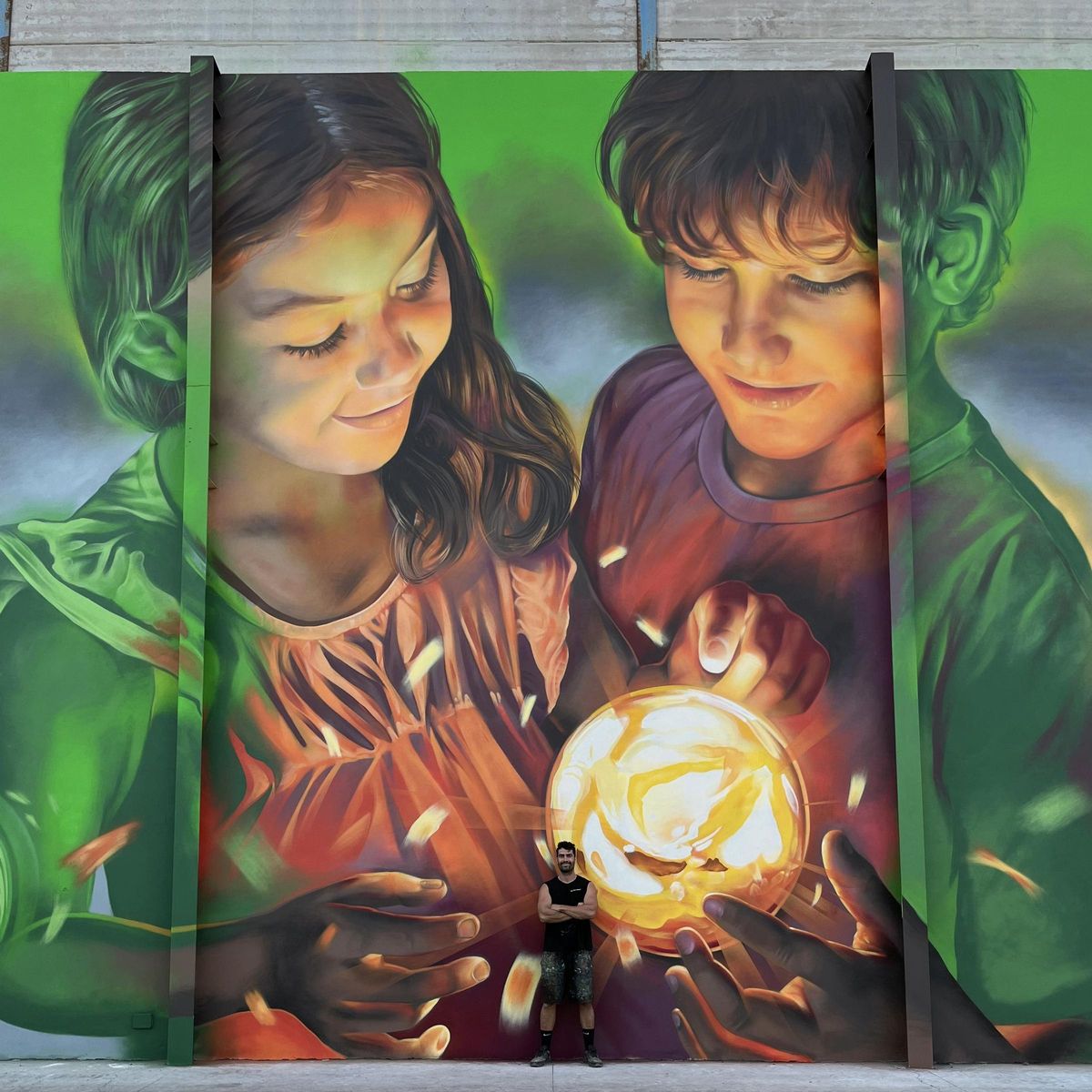 Tenerife Artist’s Mural Aims for Global Title as Best in 2024