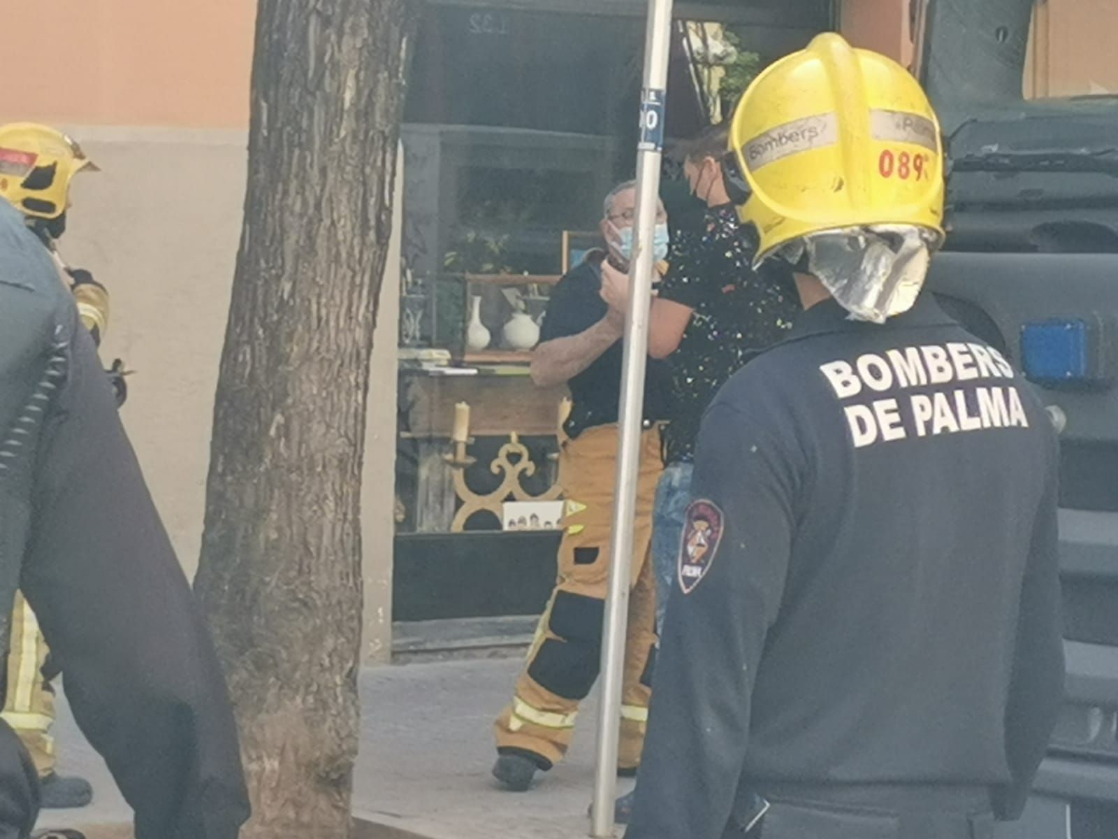 Incendio en una cafetería de la calle Arxiduc, en Palma