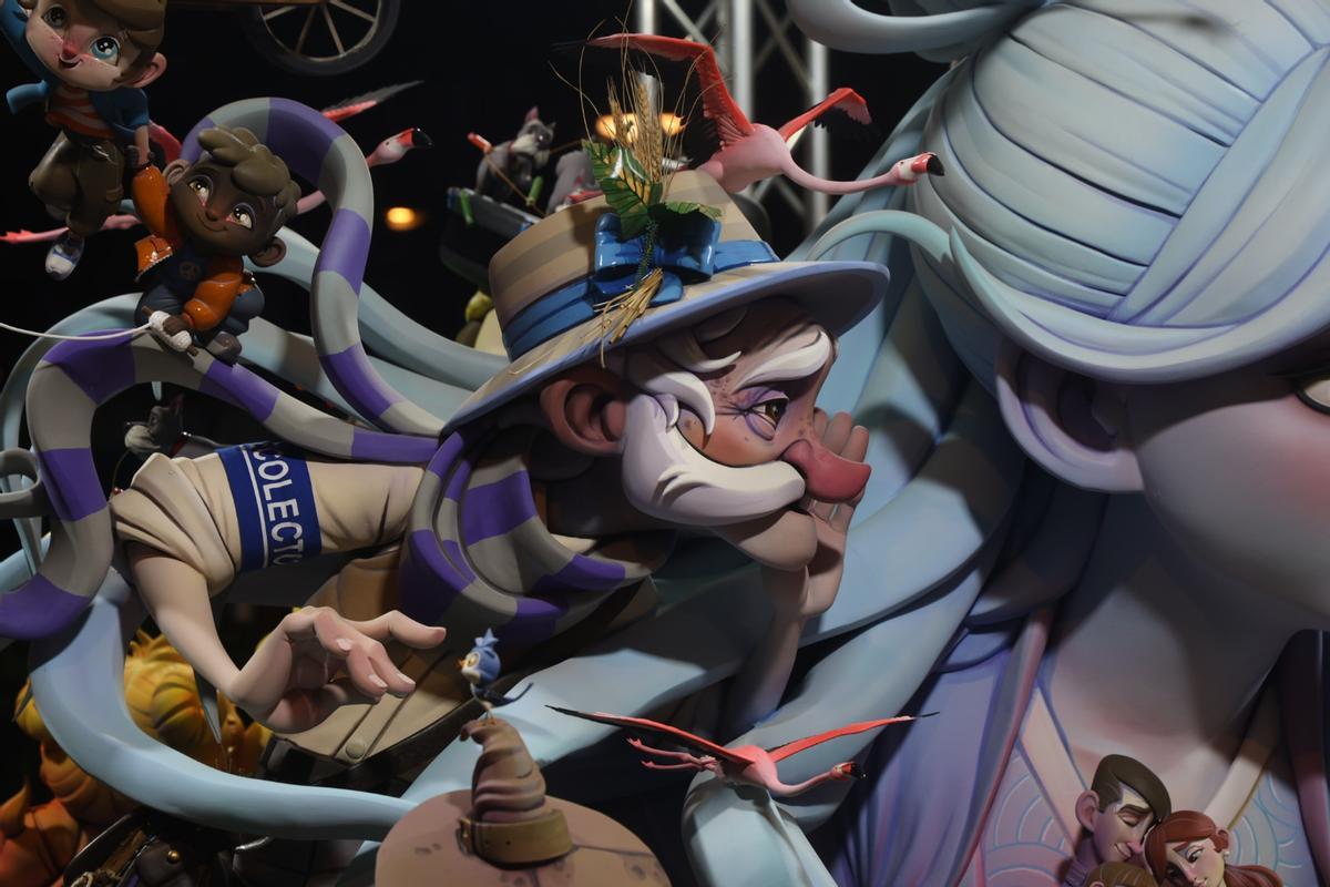 Recorrido por la falla infantil Espartero-Ramón y Cajal, ganadora del Ninot Indultat Infantil 2026