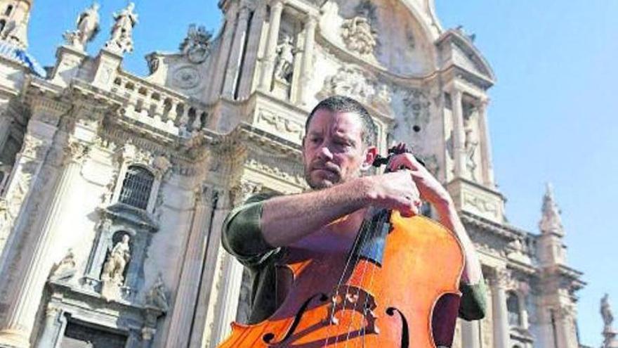 Matthieu Saglio durante su última visita a Murcia.  | L. O.