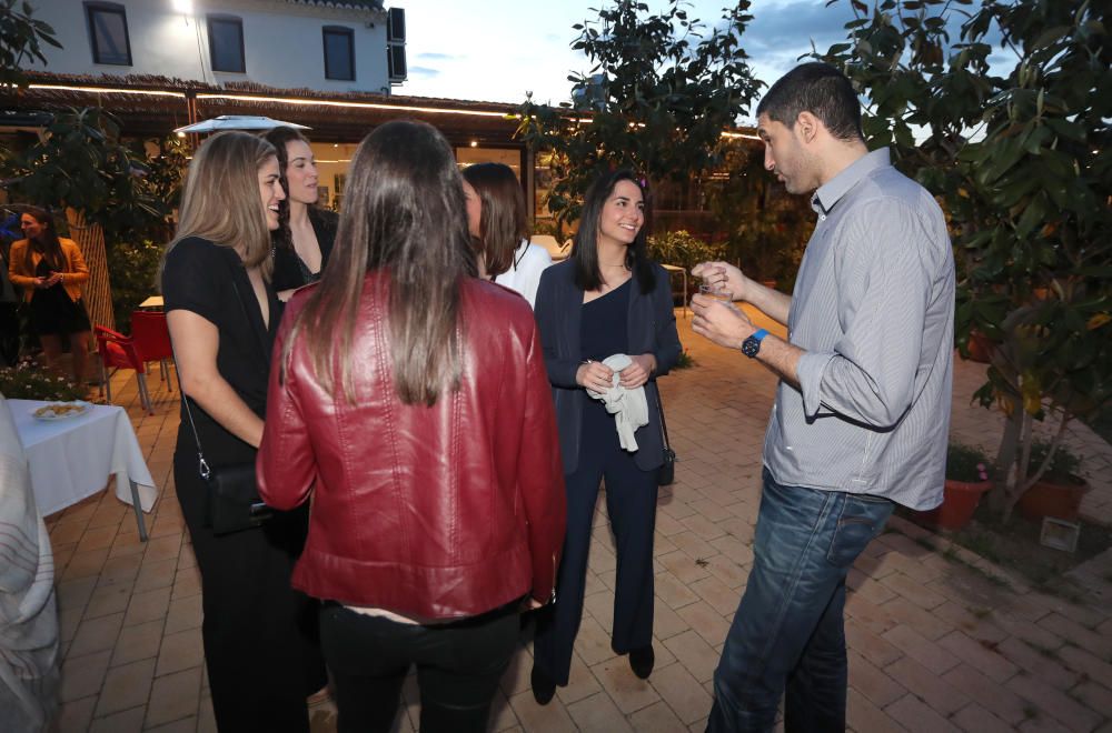 Cena del ascenso del Valencia Basket Femenino