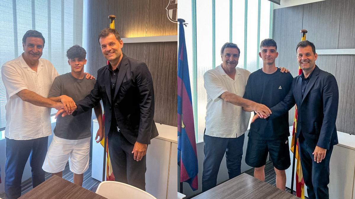 El Barça renueva a dos jugadores del Juvenil