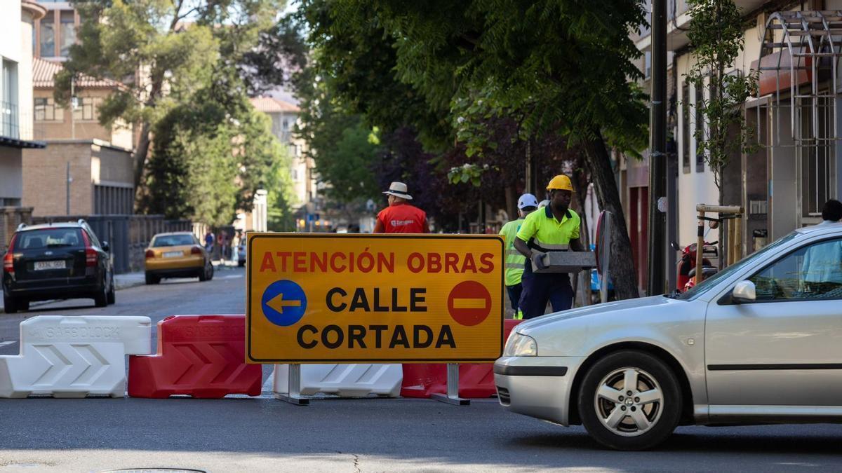Ha comenzado la segunda fase de las obras en Pedro Cerbuna