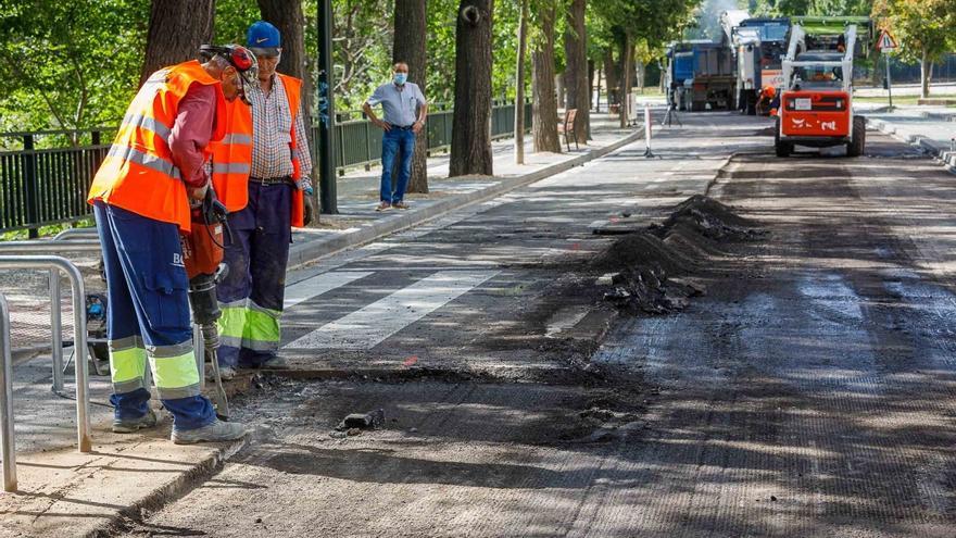 La Operación Asfalto incluye acciones esta semana en Rosales, Oliver, Valdefierro, La Almozara y Santa Isabel