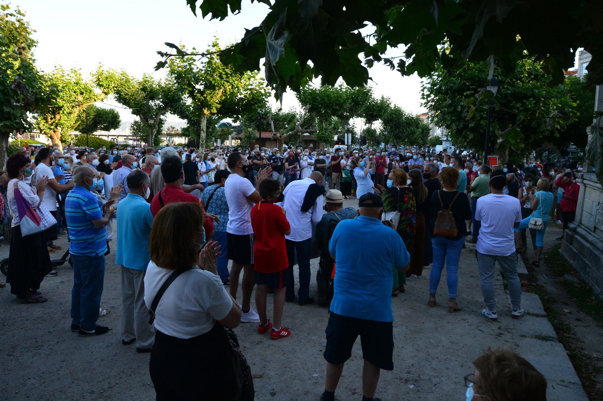 Marcha por la sanidad pública en Cangas