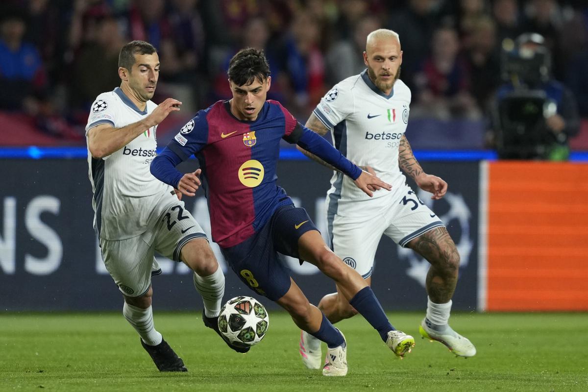 Pedri puede volver a ser determinante frente al Inter de Milán