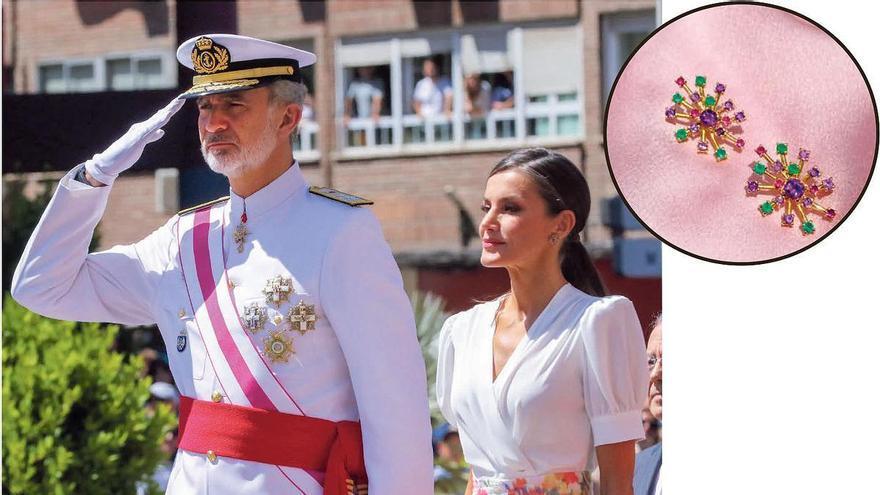 Los pendientes de la reina Letizia &#039;made in&#039; Burriana