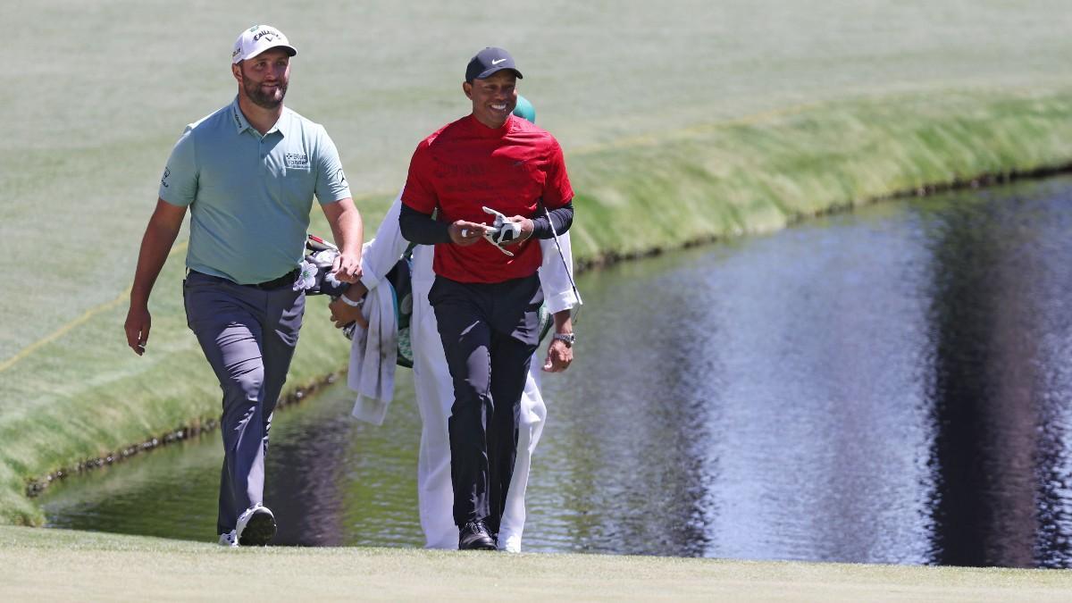 Rahm se lo pasó pipa en Augusta con Tiger