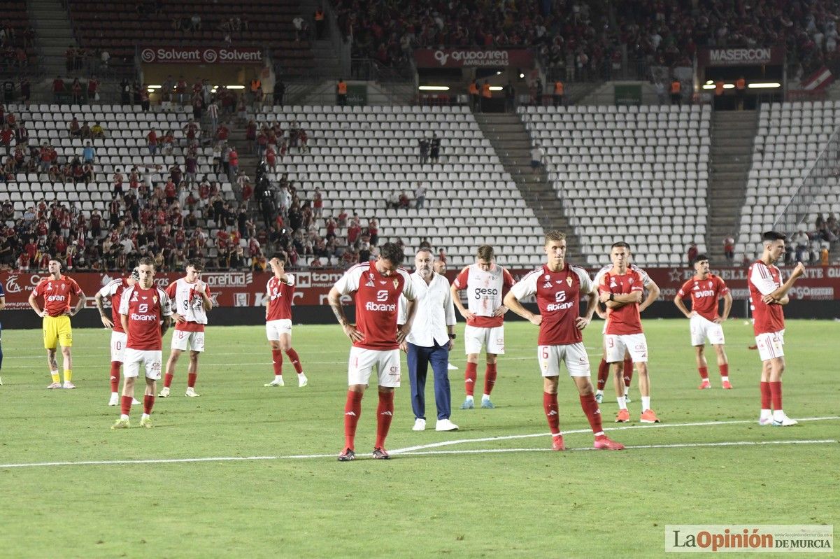 Así fue el encuentro del play off del Real Murcia y el Nástic en la lucha por el ascenso