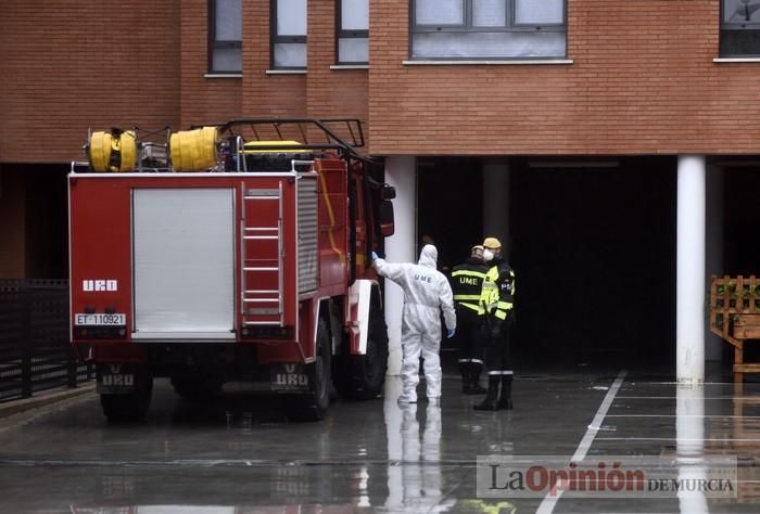 Coronavirus en Murcia: La UME interviene en la res