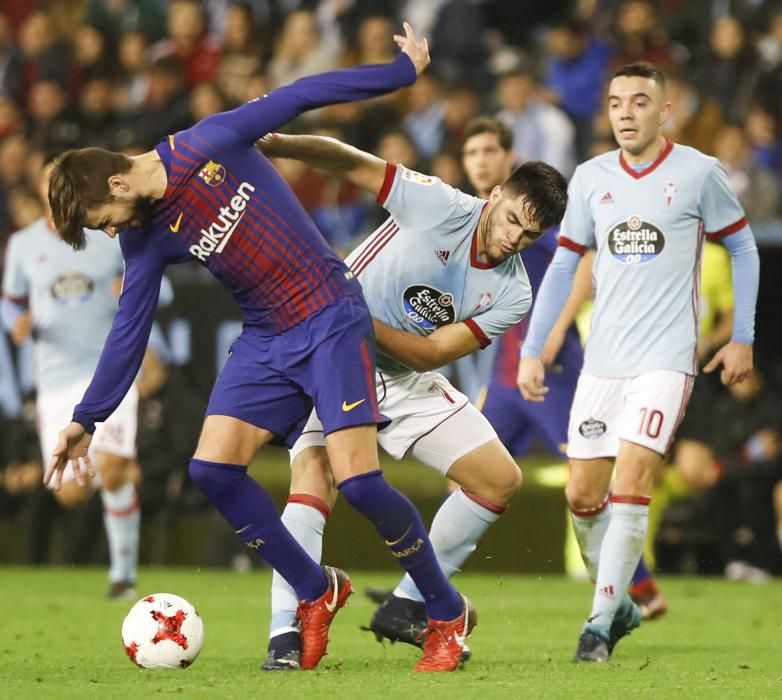 Las mejores imágenes del partido disputado hoy en Balaídos entre el Celta y el Barça