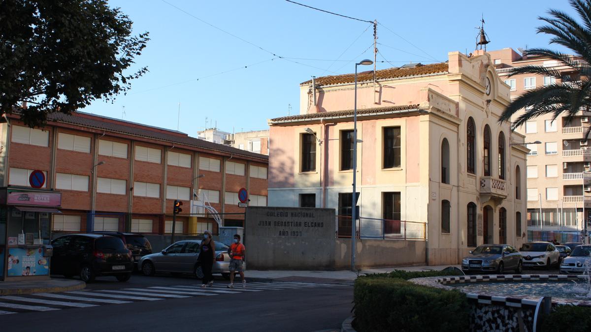 Imagen actual del colegio Sebastián Elcano del Grau de Castelló.