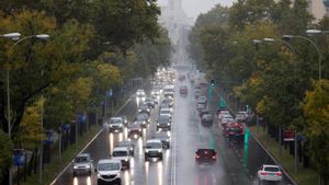 Puente de diciembre frío y lluvioso en Madrid.
