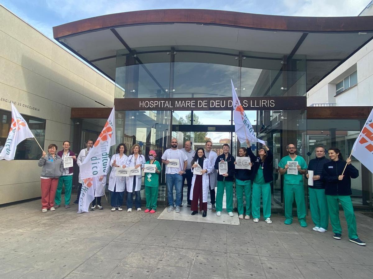 La nueva huelga de médicos en la provincia de Alicante. Hospital de Alcoy