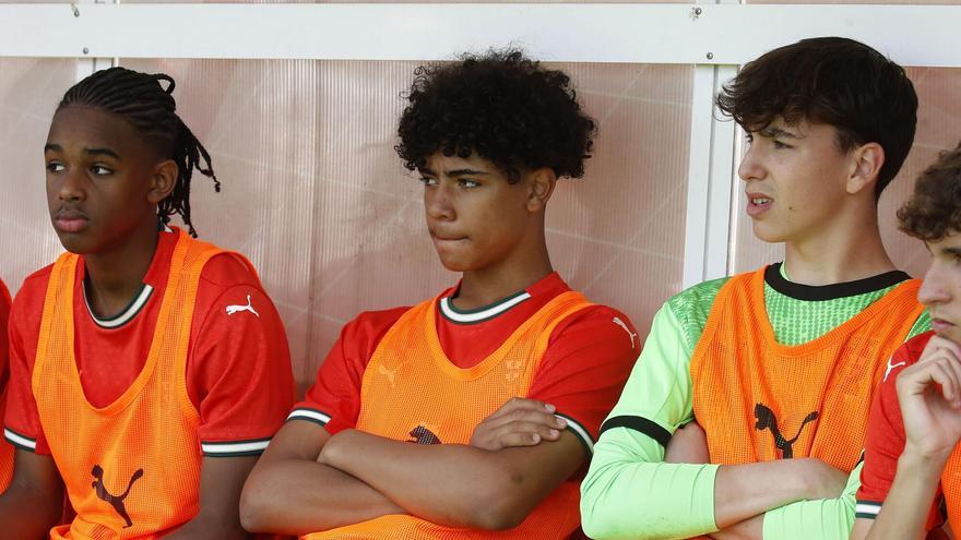 Cristiano Ronaldo Junior, en el banquillo con Portugal