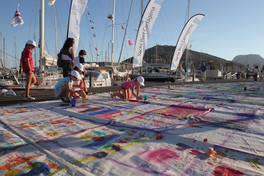 Velas hechas de sueños infantiles solidarios