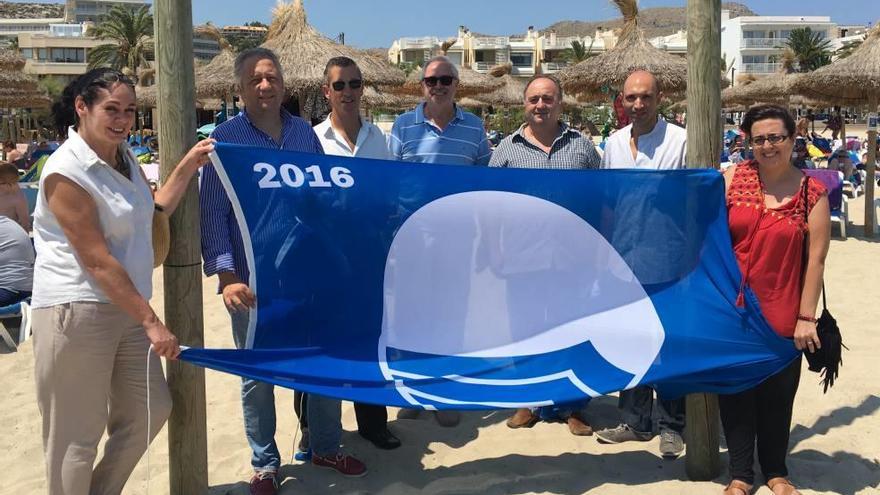 Banderas azules para las playas de Pollença