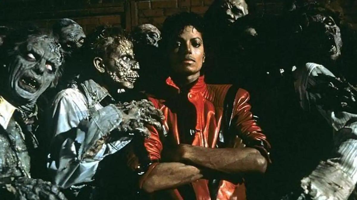 Fotograma de 'Thriller', la canción de Michael Jackson en la que participó Vincent Price.