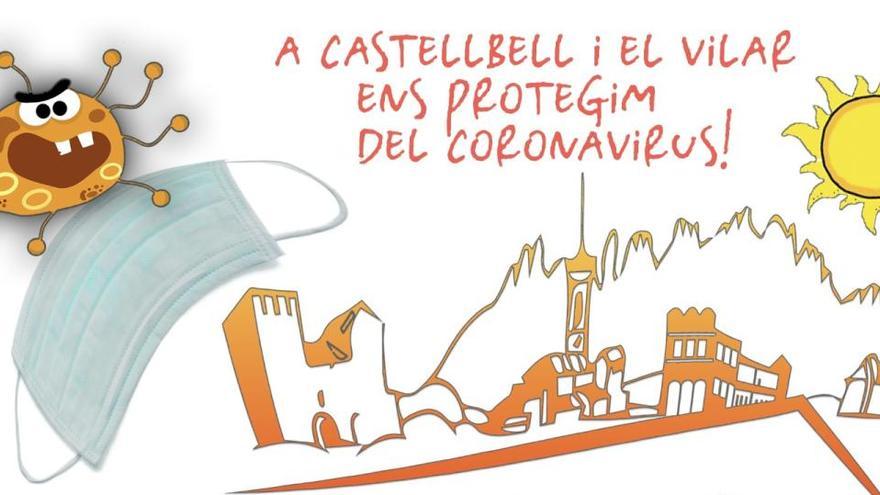 Cartell de la campanya de l&#039;Ajuntament de Castellbell i el Vilar