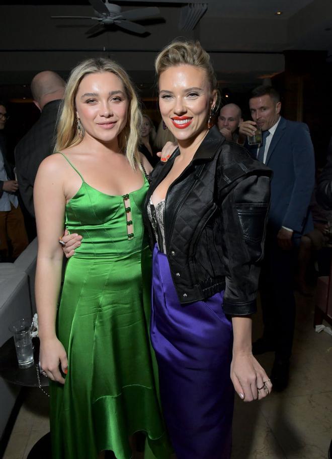 Scarlett Johansson y Florence Pugh en la 'premiere' de 'Historia de un Matrimonio'