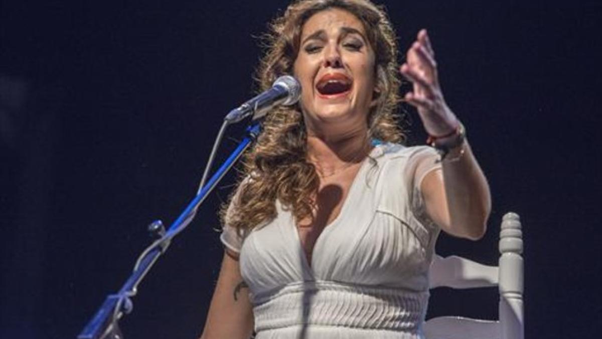 Alba Molina, el pasado jueves en la sala Apolo.