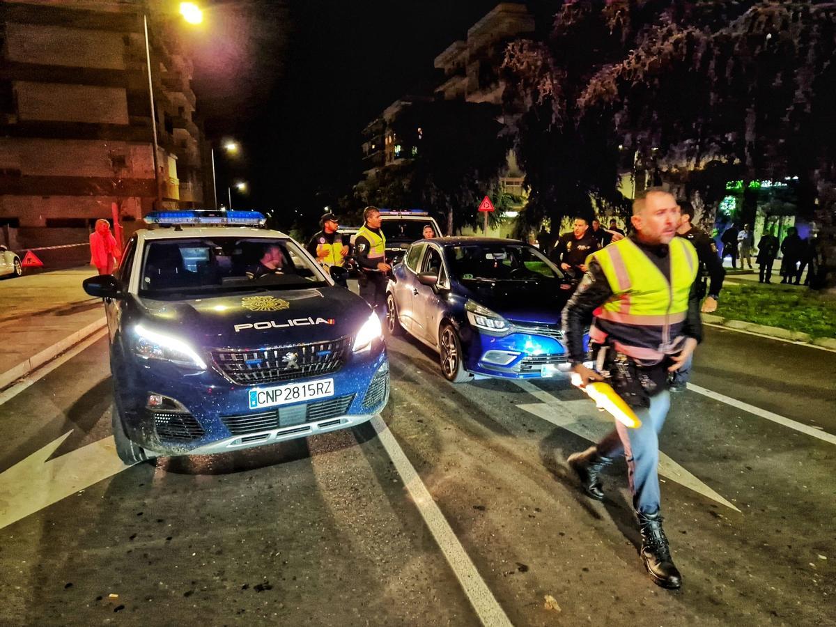 La Policía Nacional interceptó al conductor en la calle Viena.