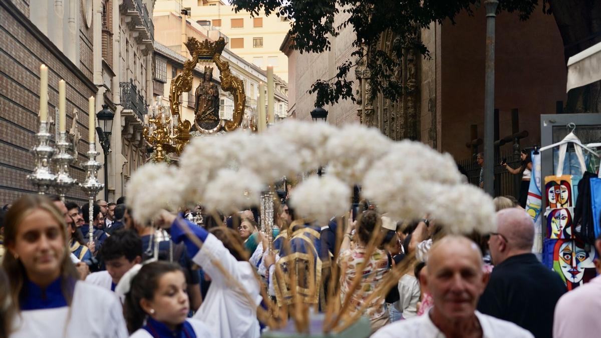 Salida procesional de la Virgen de la Victoria, patrona de Málaga