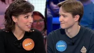 Fecha de entrega el bote de Pasapalabra: la entrevista a Manu y Rosa en 'El Hormiguero' que lo precede
