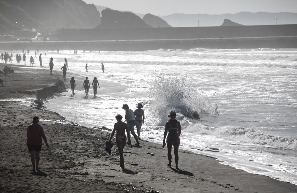 Día de playa en Asturias