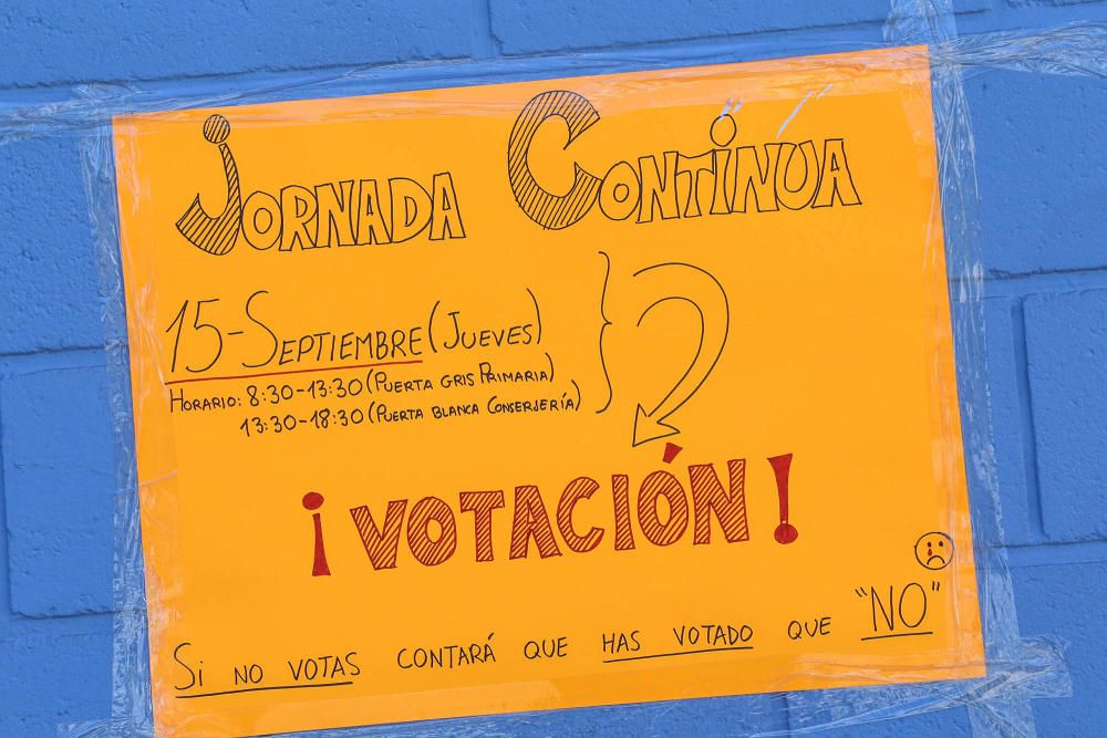 La Vega Baja vota la jornada continua