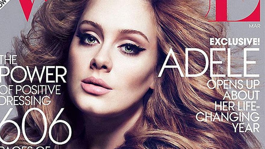 Adele, en una portada de &#039;Vogue&#039; de 2012.