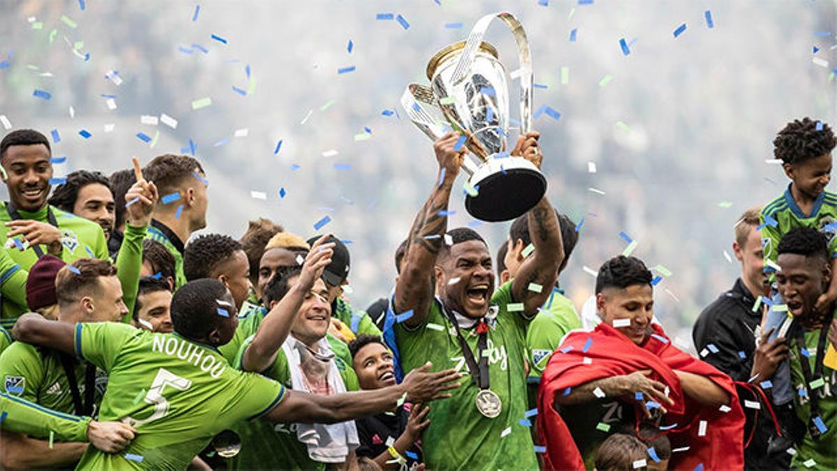 Ruidíaz, Lodeiro y el español Víctor Rodríguez dan título a los Sounders de la MLS