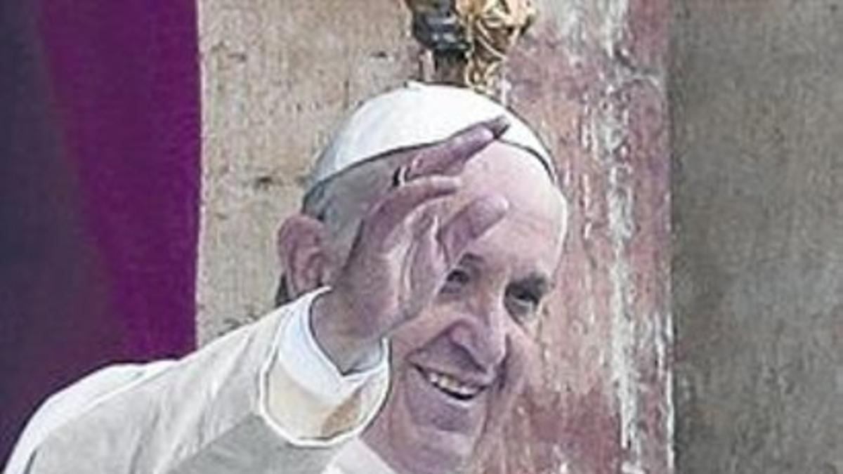 El papa Francisco ayer en El Varicano.