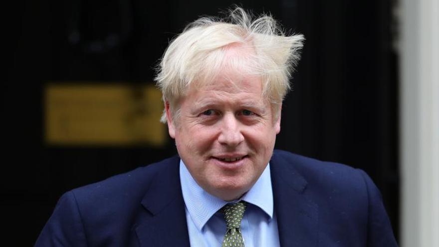 Boris Johnson en Downing Street.