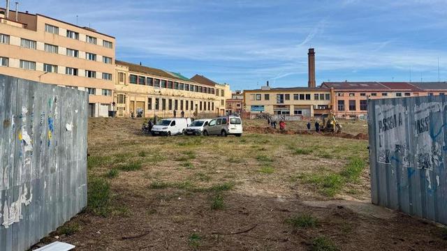 Solar de Can Fàbregas, a Mataró, ara recuperat per l’Ajuntament. | ACN