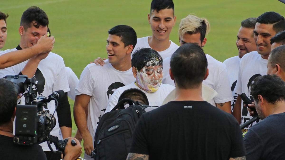 Maradona celebra cumpleaños