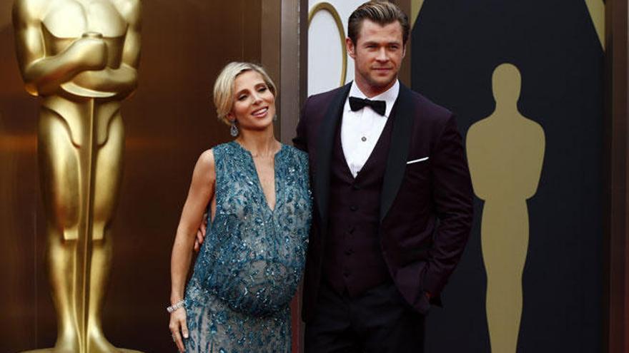 Elsa Pataky, junto a su marido.