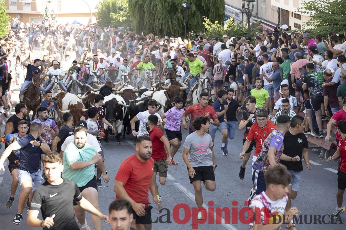 El segundo encierro de las Fiestas de Moratalla se salda con un herido
