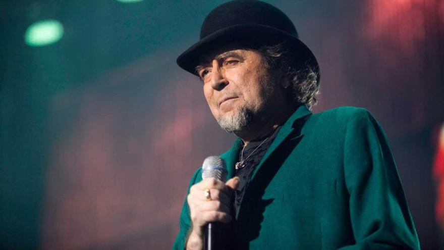 Joaquín Sabina, en un concierto en Gijón.