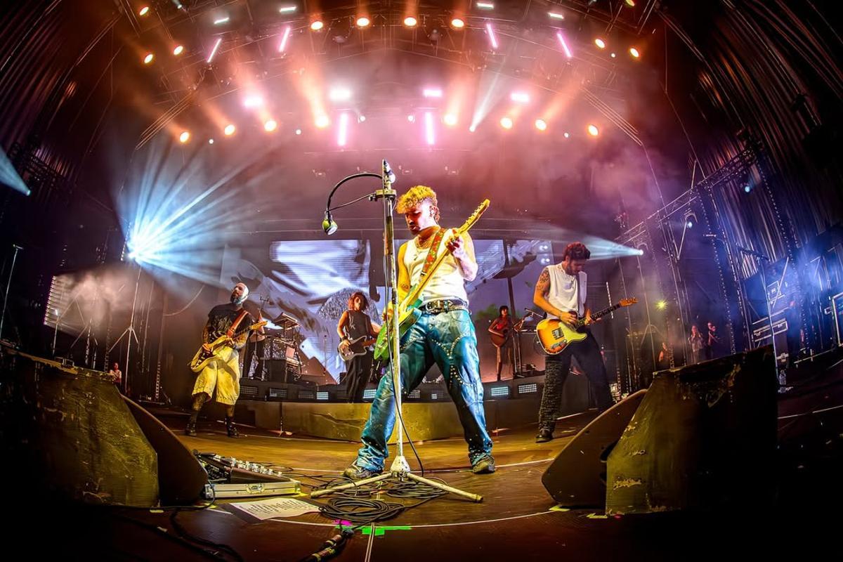 Dani Fernández, durante su concierto el pasado año en el Brisa Festival