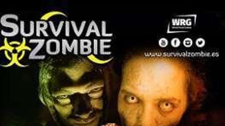 Cartel del festival survival zombie.