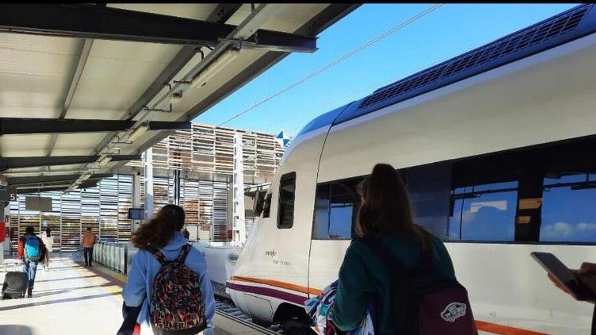 Estación de trenes de Huelva.
